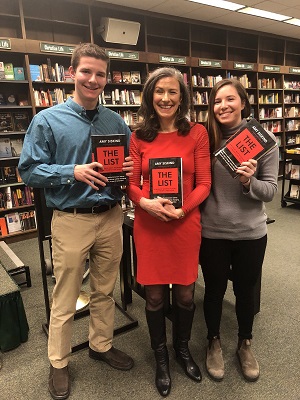 Siskind promiting her book along with her kids